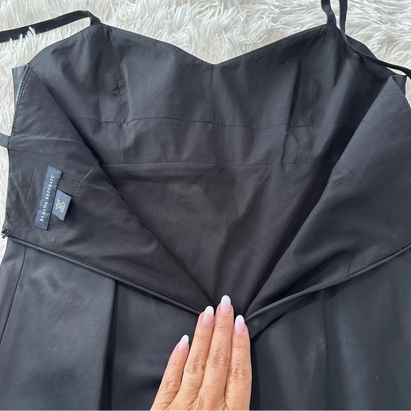 Banana Republic Y2K Retro Black Stretch Petite Cocktail Dress 6P - Picture 10 of 16